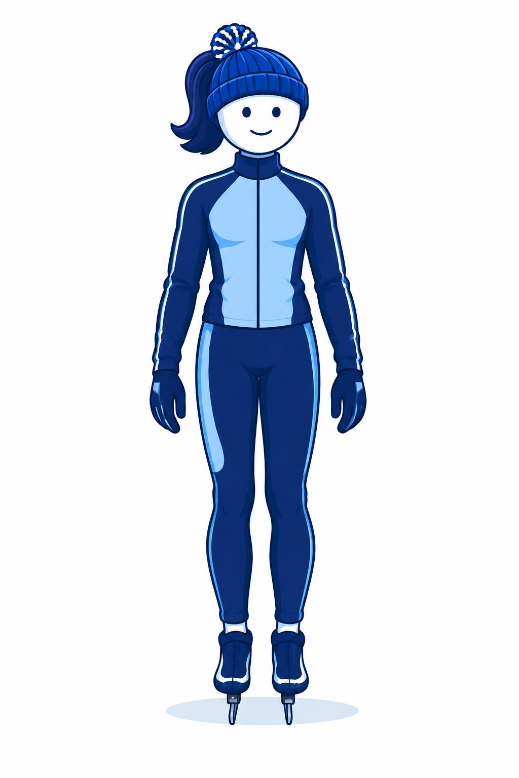 Hoe leer ik stabiel op twee schaatsen glijden?