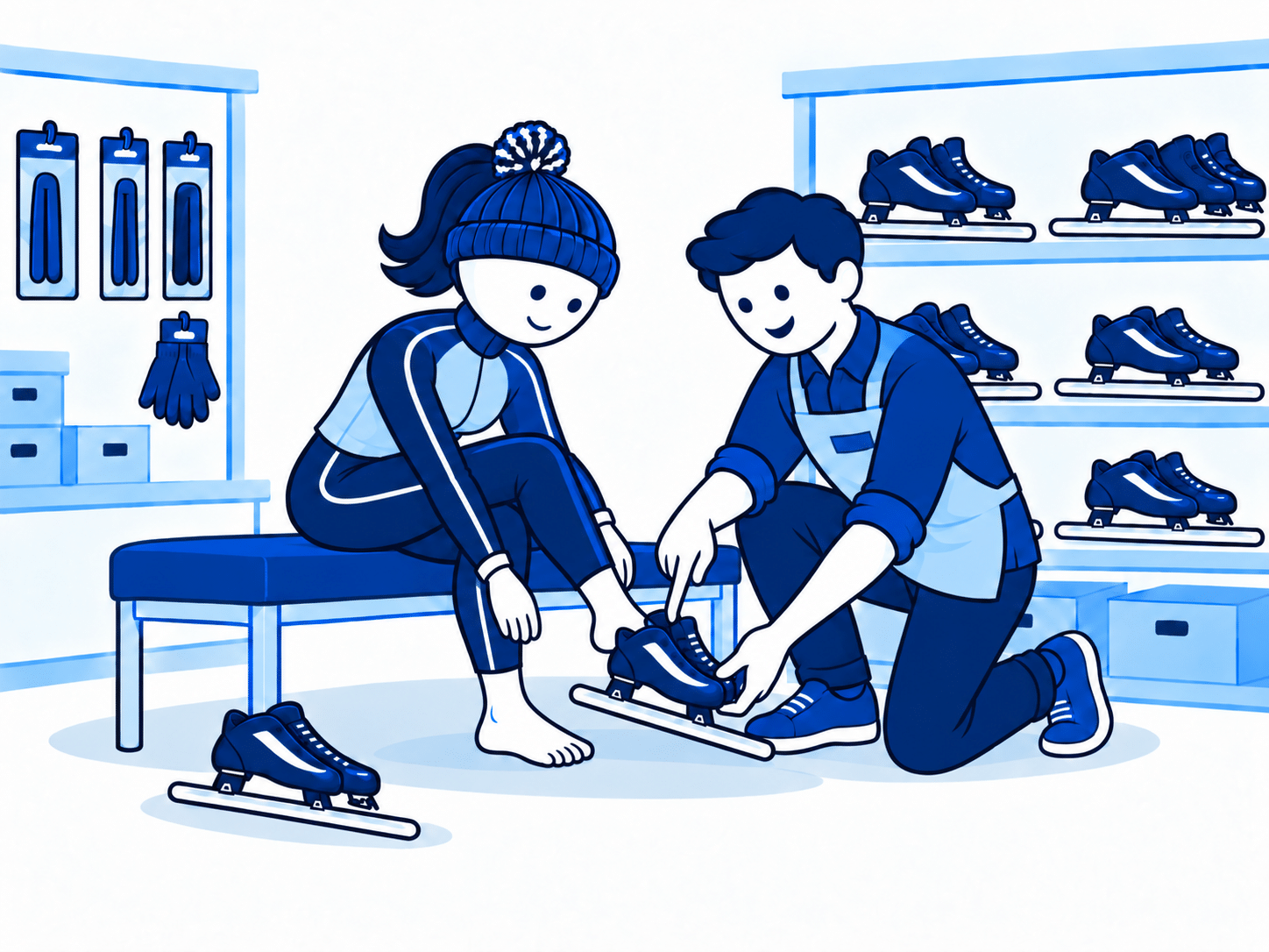 Waar let je op als je schaatsen past?